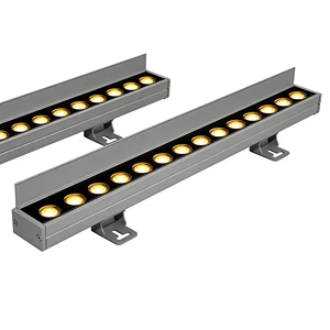LED Wall Wash Lamp AC 220V IP65 Waterproof Long Strip Contour Light for Outdoor Building Exterior Advertising