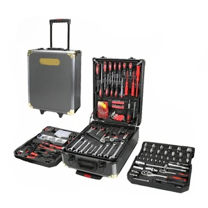Automotive Car Repairing Tool Set Hand Combo Kits Tools Luggage Box Auto Repair Set Black Yellow Red White