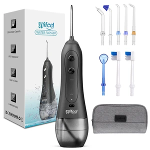 Electric USB Rechargeable Waterproof Dental Flosser & Water Pick with 2500 Oral Cleaning Power