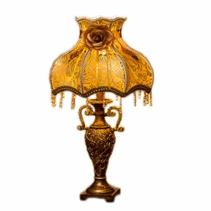 European Style Retro Metal Decorative LED Desk Lamp with Touch Control DC Power High Quality Antique Art for Bedroom