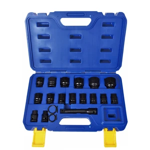 17pcs 12.5mm Pneumatic Sleeve Socket Car Repair Tool Box OEM WieldMaster Complete Set