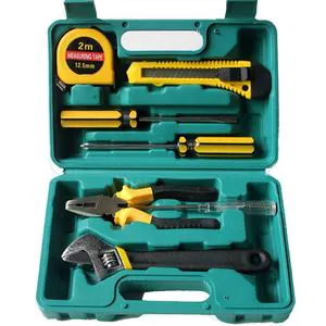 Factory Direct Carbon Steel Hardware Tool Box Set Including Vise Wrench Screwdriver Hand Operated Car Home Use ODM Customized