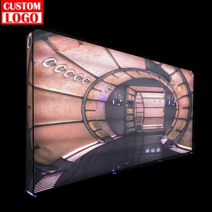 Custom 10x10 Fabric LED Light Box Display Booth Aluminum Design for Trade Shows and Exhibitions