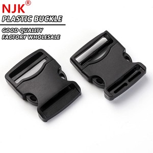 Wholesale 25mm Widest Side Release Buckle Good Quality Black Plastic Waterproof Dress Buckles