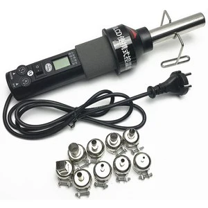 Portable Digital Heat air Gun GJ8018 Welding Tool Repair Station Complimentary 9 Nozzle Heat Shrink Gun 220V