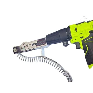 Industrial-Grade Continuous Firing Electric Ceiling Nail Gun DIY Woodworking Air Source Motor Chain Screw Gun