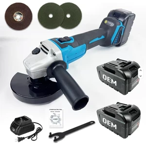 High Power Cordless Brushless Angle Grinder, Industrial Li-ion Battery Multifunctional Mini Cutter, Polisher & Burnisher