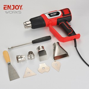 ENJOYWORKS 2200W Temperature Adjustable Heat Gun 60-600℃ With Two-Stage Airflow Control
