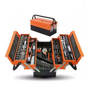 85-Piece Metal Tool Box Auto Repair Tool Box Multi-Purpose Tool Storage Box Oem Customizable Wrench Set