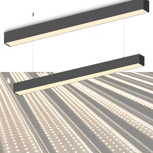 PNY Linkabke Size Aluminum Profile Led Linear Lights Suspension Hanging Long Diffuser Flood Light Chandelier for Kitchen Desk