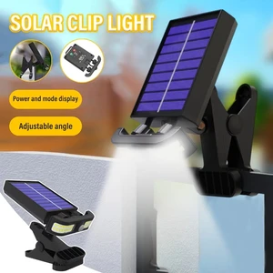 CE Smart Outdoor Solar Clip Light with Motion Sensor Induction, Adjustable Angle and Power Solar Lamp Outdoor Waterproof