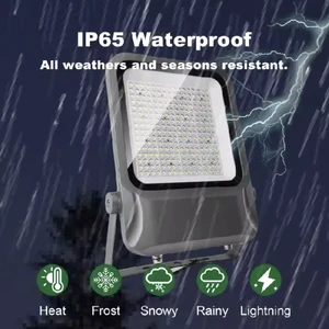 180° Rotation Angle Grid-powered Flood Light 50W 100W 200W 300W 400W LED Flood Light Outdoor Waterproof LED Flood Light