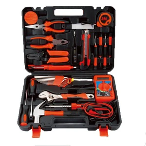 Professional 35-Piece Multifunctional Electrician Tool Set Carbon Steel Combination Manual Set Hand Power Source 1 Year OEM