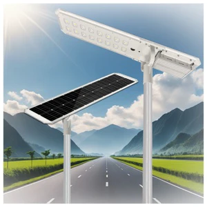80W Outdoor Road Wholesale Price Street Light Solar All in One Solar Street Light