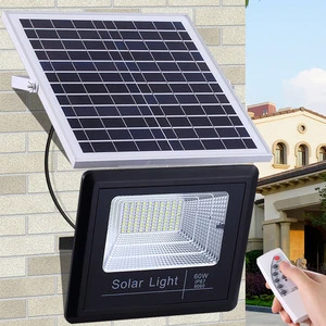 IP65 Waterproof Flood Spotlight 100W 200W 300W 400W 600W Outdoor LED Solar Panel Flood Light