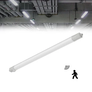 IP65 Industrial LED Tri-proof Light 2FT 4FT 5FT Supermarket Shopping Mall LED Tri-proof Light with Motion Sensor