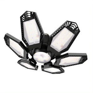 12000LM Super Bright Garage Light 150WLED Transformable Garage Ceiling Light With E27 Screw Socket, Shop Barn Bay Workshop Light