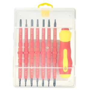 Tool Set 13-Piece Vde Head Insulating Electrician Insulated Chrome Vanadium Steel Insulated Screwdriver Electrician Tool Kit
