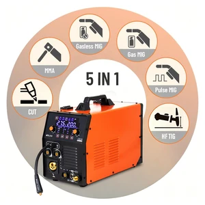New 7 1 Pulse MIG TIG Multi-Process Welder 220V Gasless Welding Machine for Aluminum & Stainless Steel Wholesale