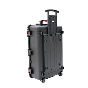 Top Selling Hard PP Plastic Trolley Tool Case IP67 Waterproof IK10 Shockproof 3-Year Warranty with Wheels Customized Foam Logo