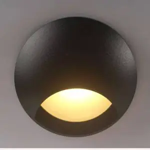 The Newest 3CCT 3000K 4000K 6000K Adjustable 3W LED Outdoor Recessed Aluminum Corridor Light Wall Corner Lamp