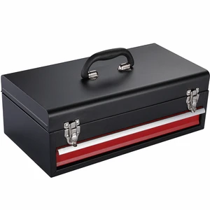 Multifunctional Hardware Tool Box Portable 14 17 20 Inch Tool Cabinet Carton Durable Shutter Cnc Tool Storage Plastic Heavy