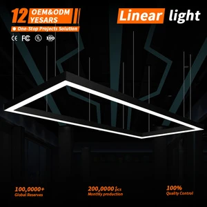 Suitable for Offices, Gyms, and Supermarkets 1200mm X 50mm X 400mm Aluminum LED Linear Light 3-year Warranty