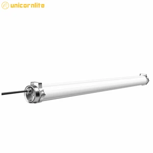 Waterproof Batten 20W 40W 60Watts IP69k Warehouse Tri Proof Stainless Steel Triproof Lamp Tri-Proof Light Led Emergency Lights
