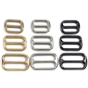 DIY Dog Collar Metal Tri Glide Slider Buckles 25MM 38MM 32mm Zinc Alloy Sewing Accessories Bags Special Bag Parts Accessories