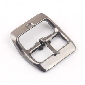 Custom Simple Clip Pin Buckles Hardwares for Leather Belt Metal Belt Buckle