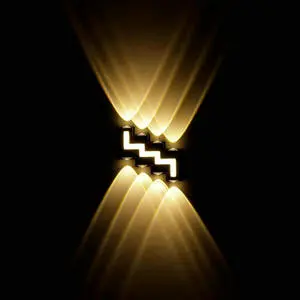 Modern Minimalist LED Horizontal Square Wall Lamp Nordic Style Indoor Outdoor Waterproof Aluminum for Villa Aisles Wholesale