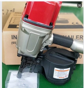 SSS CN100 Aluminum Pneumatic Coil Nail Gun With Built-in Silent Exhaust (70mm)