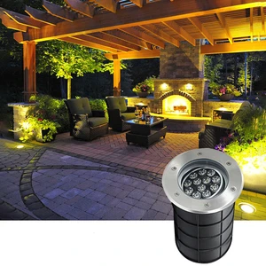 Twinklight Outdoor Low Voltage RGB LED Landscape Lights Waterproof LED Underground Flood Lamp Deck Light