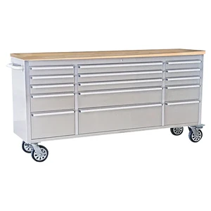 High Quality Factory Direct Sale 15 Drawer Tool Cabinet 72-Inch Toolbox Socket Organizer Toolbox Socket Organizer with Wheels