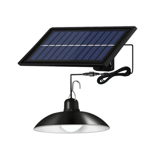 IP65 Waterproof Double Head Solar Pendant Light Outdoor Indoor Solar Lamp Shed Lights