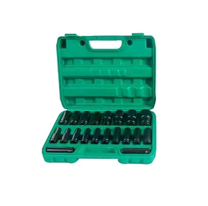 20 Piece Sleeve Set Extended Pneumatic Hexagonal Sleeve Automotive Repair Tool Set