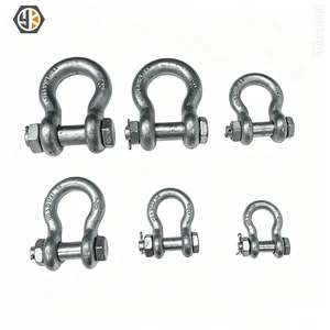 Drop Forged Anchor Shackle | RR-C-271 Heavy Duty Rigging | ASME B30.26 Bow Shackle
