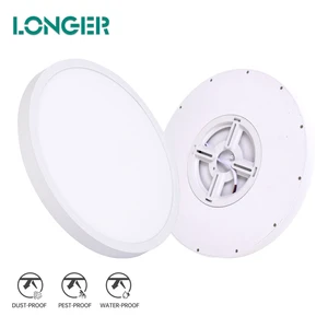 Simple Style Round Ceiling Lamp 15W 24W 36W 48W Three-Proof Kitchen Bathroom Lights