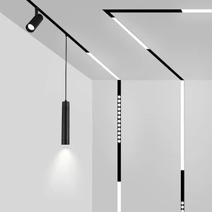 Embedded Anti-Glare LED Grille Light Aluminum Recessed Spotlight for Home Office Hotel Ceiling Linear Decoration Lighting