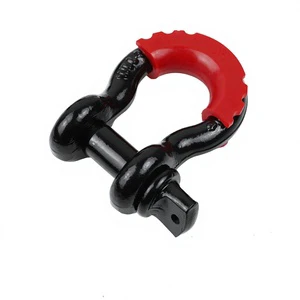 New Factory Direct Heavy-Duty Steel 4.35T Bow Shackle U-Shape Design American Lift Rigging Protective Cover Trailer Parts
