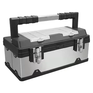 Factory Direct 18-Inch Plastic Portable Tool Box Set for Tool Storage