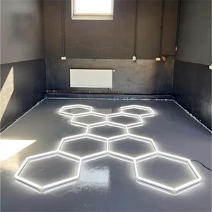New Trend Pc Cover Garage Light Hexagonal LED Light Garage Use Natural Ceiling Light for Auto Garage