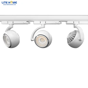 10W 20W 30W Aluminum COB LED Track Light UGR<13 3500K Horizontal Rotation 355 for Retail Shops