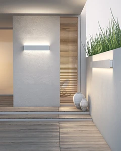 Modern Office Up And Down Lighting Indoor Wall-mounted Snap-On Installation Custom LED Profile Light Fixture Dimming 5-Year