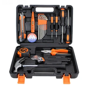 13pcs Carbon Steel Household Repair Tool Kit Promotional Tool Set with Hard Case for Car Care for Basic Vehicle Maintenance
