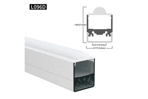 19.5*27MM High Quality U Channel Alu Extrusion Housing LED Strip Light Surface Mounted Aluminium Led Profile Cabinet Lamp