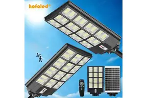 Solar Integrated Street Light Outdoor Waterproof Motion Sensor Commercial Parking Lot Lamp Dusk To Dawn Solar Street Light 5000w