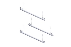 Asymmetric P35 Distribution Linear Padel Light Low Glare IK10 Impact Resistance