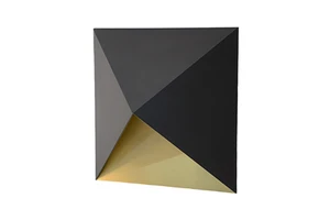 For CUL Certified Custom Black Gold E12 Iron Body LED Light Hotel Pyramid Wall Lamp Sconce WIDEARTH LIGHTING 5-Year Warranty