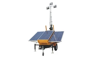 High Quality Construction and Mining Site LED Solar Light Tower